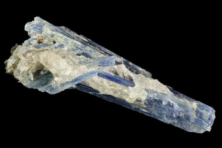 Vibrant Blue Kyanite Crystals In Quartz - Brazil #118861